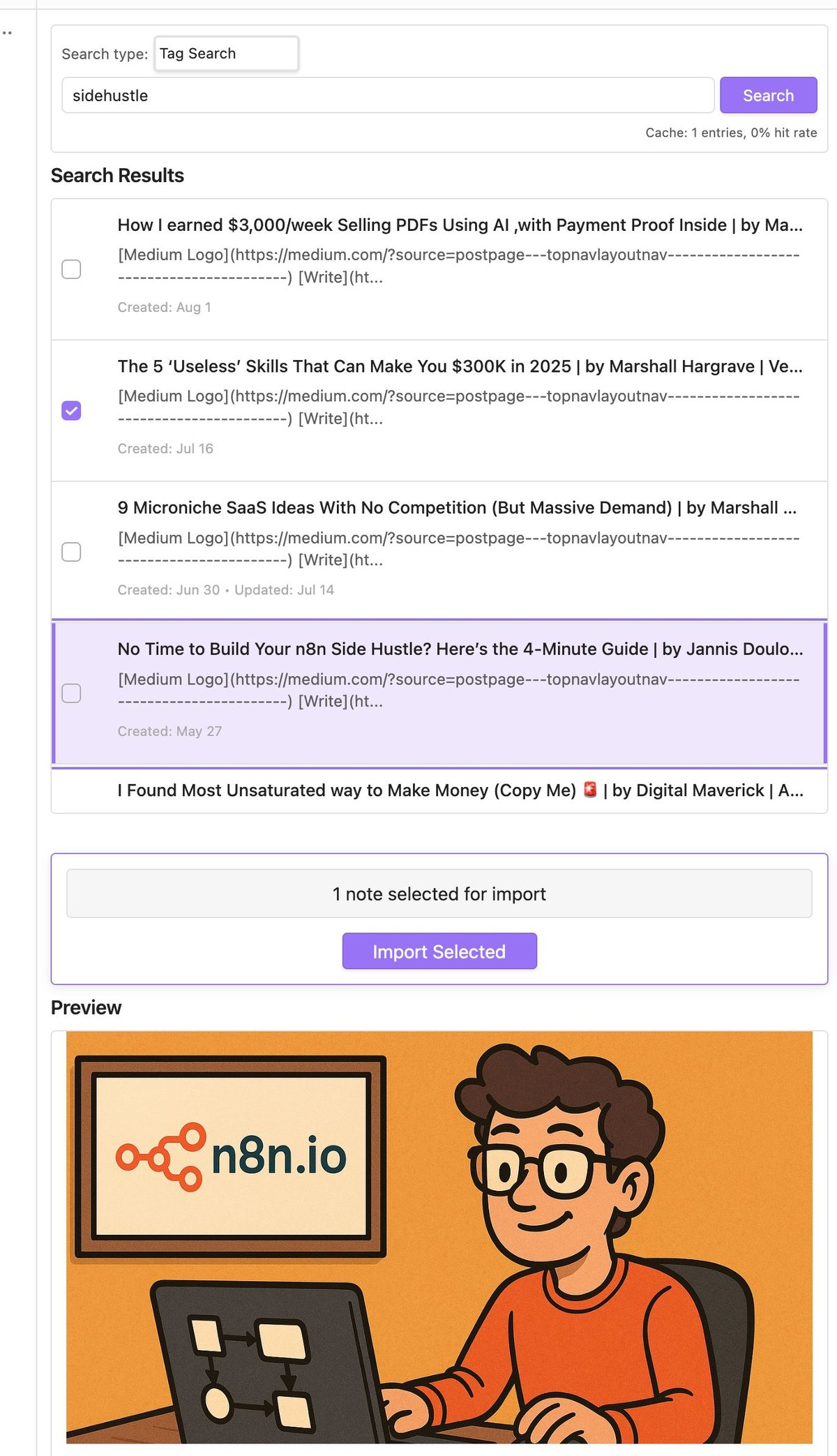 Joplin Portal Sidebar