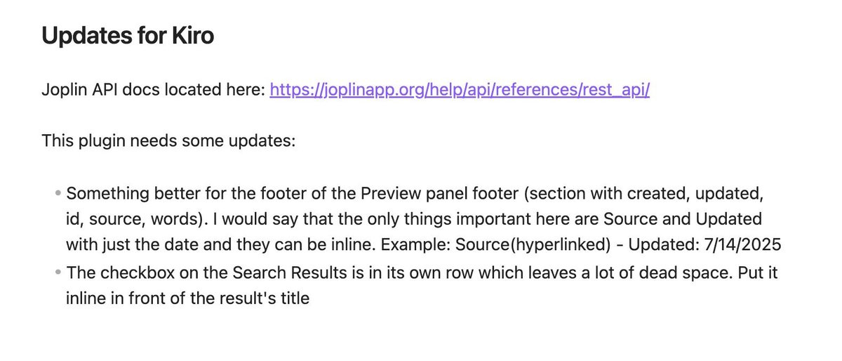 Kiro Features Prompt