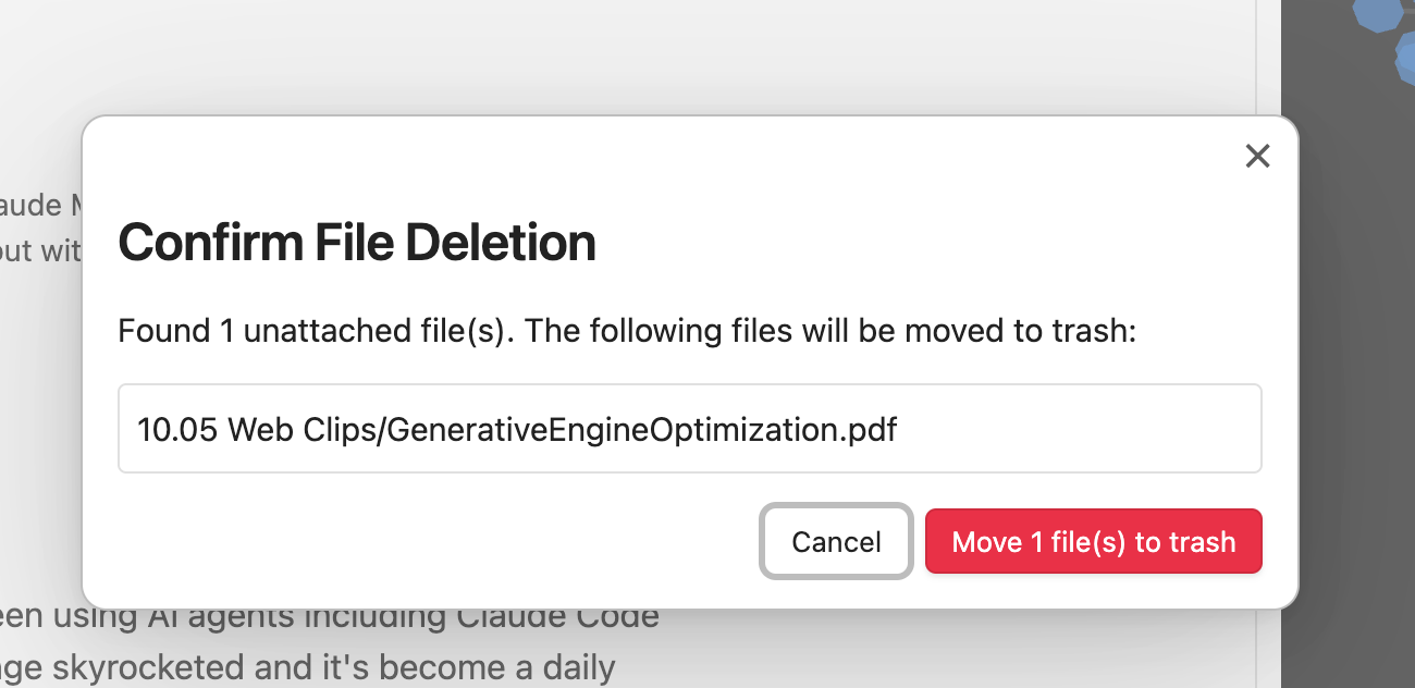 Obsidian Cleaner Plugin